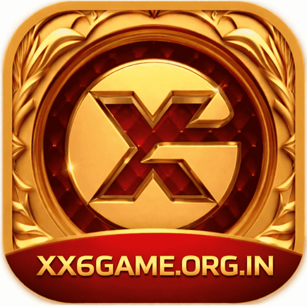 XX6 Game App logo with download and login option on official xx6 game com